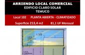 tti7396, Estupendos Locales Comerciales Edificio Claro Solar Temuco.